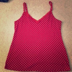 Polka dot- Lace - Tank